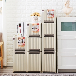 厂家批发供应多层塑料夹缝抽屉柜 杂物收纳储物柜客厅整理置物架